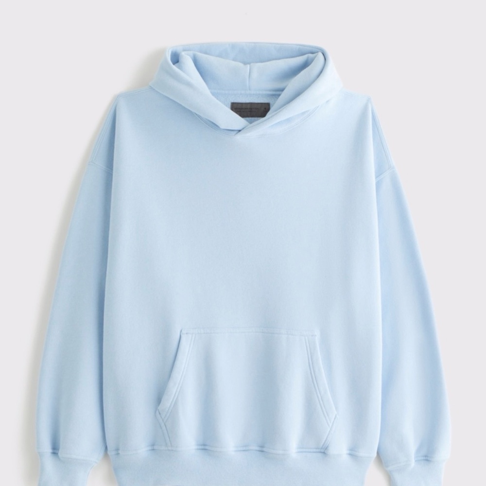 Abercrombie Light Blue Men's Large Hoodie